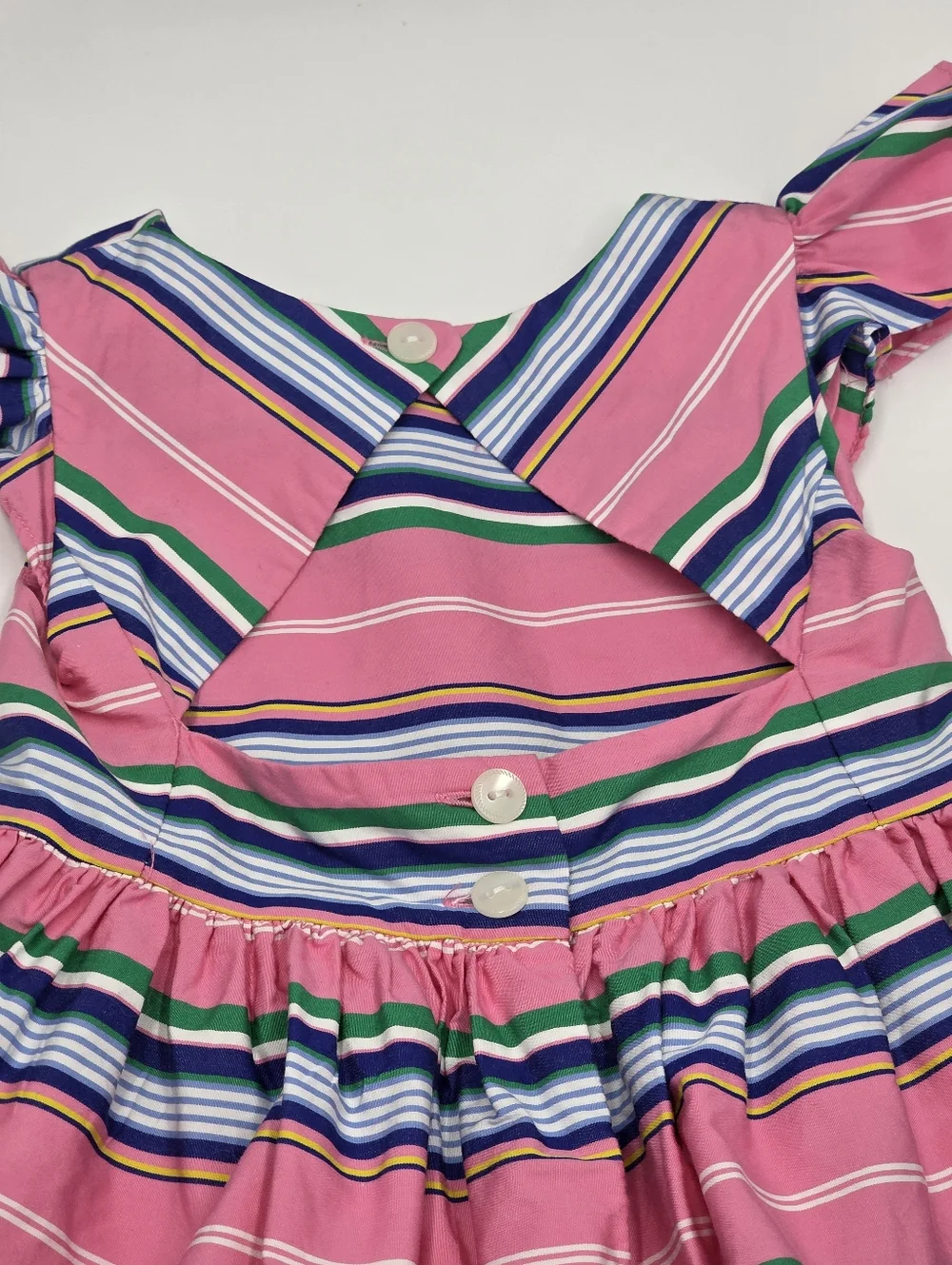 Ralph Lauren baby girl striped dress and bloomers size 18 months